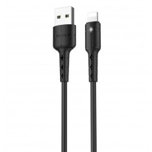 Кабель HOCO USB Type-A Lightning 2A 1,2m Black (X30) Кабель HOCO USB Type-A Lightning 2A 1,2m Black (X30)