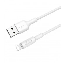 Кабель HOCO Lightning USB 2A 1m White (X25)