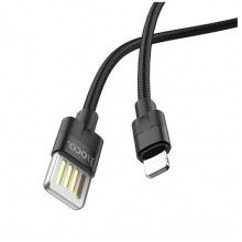 Кабель USB HOCO Outstanding Lightning 2.4A 1.2м Black (U55) Кабель USB HOCO Outstanding Lightning 2.4A 1.2м Black (U55)