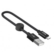 Кабель HOCO USB Lightning 2.4 A 0,25 m Black (X35) Кабель HOCO USB Lightning 2.4 A 0,25 m Black (X35)