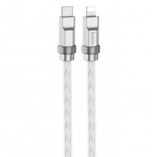 Кабель HOCO Solid Type-C Lightning 20W 1m Silver (U113 )
