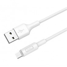 Кабель HOCO USB Micro 2A 1m White (X25) Кабель HOCO USB Micro 2A 1m White (X25)