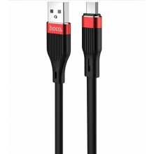Кабель HOCO Forest Silicone MicroUSB 1.2m Black (U72)