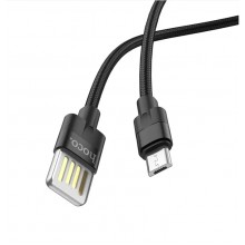 Кабель HOCO USB Micro 2.4 A 1,2m Black (U55) Кабель HOCO USB Micro 2.4 A 1,2m Black (U55)