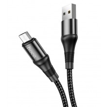 Кабель HOCO USB Micro 2.4 A 1m Black (X50) Кабель HOCO USB Micro 2.4 A 1m Black (X50)