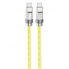 Кабель HOCO Solid Type-C Type-C 100W 1m Gold (U113)