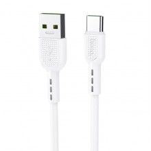 Кабель HOCO USB Type-C 5 A 40W 1m White (X33) Кабель HOCO USB Type-C 5 A 40W 1m White (X33)