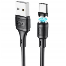 Кабель магнитный для зарядки и синхронизации HOCO Sereno Magnetic Type-C 3A 1m Black (X52) Кабель магнитный для зарядки и синхронизации HOCO Sereno Magnetic Type-C 3A 1m Black (X52)
