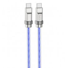 Кабель HOCO Solid Type-C Type-C 100W 1m Blue (U113)