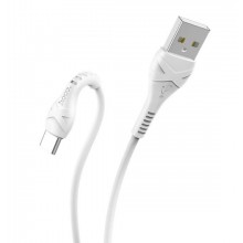 Кабель HOCO Cool power USB Type-C 3A 1m White (X37)