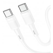 Кабель для зарядки и синхронизации HOCO Victory Type-C Type-C 60W 3A 1m White (X83)