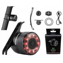 Велосипедный задний фонарь ROCKBROS Q1 Multi-color светодиодный Black (Q1 Samurai) Велосипедный задний фонарь ROCKBROS Q1 Multi-color светодиодный Black (Q1 Samurai)
