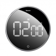 Таймер кухонный магнитный Baseus Heyo с цифровым LED дисплеем Black (ACDJS-01)