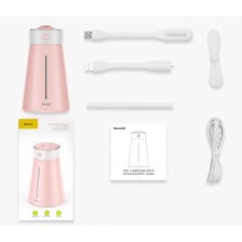 Увлажнитель воздуха Baseus Slim Waist Humidifier с аксессуарами Pink (DHMY-B04) Увлажнитель воздуха Baseus Slim Waist Humidifier с аксессуарами Pink (DHMY-B04)
