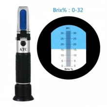 Рефрактометр RZ113 ATC тестер уровня сахара 0 ~ 32 Brix для вина, сока, браги (RZ113)