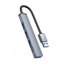 USB-концентратор Orico USB хаб USB 3.0, 3xUSB 2.0 Grеy (ORICO-AH-A13)