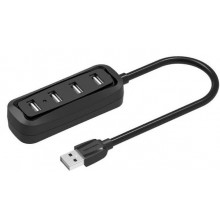 USB-хаб Vention USB 2.0 на 4 порта 0.15M Black (VAS-J43-B015) USB-хаб Vention USB 2.0 на 4 порта 0.15M Black (VAS-J43-B015)