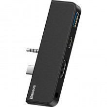USB-хаб концентратор BASEUS Multifunctional Hub for Surface Go Black (CAHUB-FT01) USB-хаб концентратор BASEUS Multifunctional Hub for Surface Go Black (CAHUB-FT01)