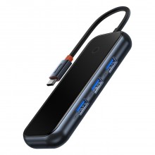 USB-хаб концентратор Baseus AcmeJoy 4-Port Type-C Black (WKJZ010013) USB-хаб концентратор Baseus AcmeJoy 4-Port Type-C Black (WKJZ010013)