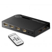 Сплиттер Ugreen Коммутатор Разветвитель HDMI 1х5 4K Black (40205)