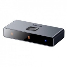 Переключатель HDMI разветвитель Baseus Matrix HDMI Splitter 2-in-1/ 1-in-2 Grey (CAHUB-BC0G) Переключатель HDMI разветвитель Baseus Matrix HDMI Splitter 2-in-1/ 1-in-2 Grey (CAHUB-BC0G)