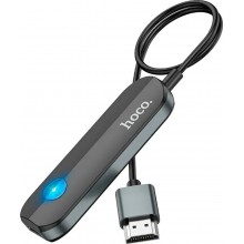 Кабель-переходник HOCO Flowing wireless display adapter 4K HDMI Type-C для iOS + кабель 1м Black (UA23) Кабель-переходник HOCO Flowing wireless display adapter 4K HDMI Type-C для iOS + кабель 1м Black (UA23)