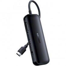 Порт-репликатор адаптер UGREEN USB-C to DisplayPort + HDMI + VGA Black (CM260) Порт-репликатор адаптер UGREEN USB-C to DisplayPort + HDMI + VGA Black (CM260)