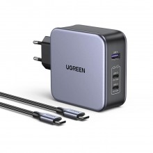 Сетевое зарядное устройство Ugreen 140W USB C GaN PD 3.1 Grey (CD289)