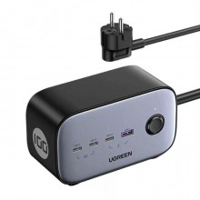 Сетевое зарядное устройство Ugreen удлинитель GaN DigiNest Pro 1хUSB-A+3хUSB-C 100W EU 1.8 м Grey (CD226) Сетевое зарядное устройство Ugreen удлинитель GaN DigiNest Pro 1хUSB-A+3хUSB-C 100W EU 1.8 м Grey (CD226)