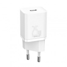 Зарядное устройство Baseus сетевое Super Si Quick Charger 1C 25W White (CCSP020102)