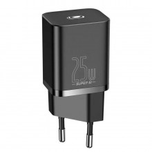 Зарядное устройство Baseus сетевое Super Si Quick Charger 1C 25W Black (CCSP020101)