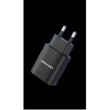 Сетевое зарядное устройство Vention PD 20W Type-C быстрая зарядка Black (FADBO-EU) Сетевое зарядное устройство Vention PD 20W Type-C быстрая зарядка Black (FADBO-EU)