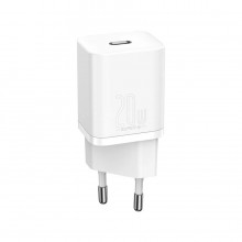 Сетевое зарядное устройство Baseus Super Si Quick Charger Type-C 20W White (CCSUP-B02) Сетевое зарядное устройство Baseus Super Si Quick Charger Type-C 20W White (CCSUP-B02)