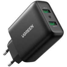 Зарядное устройство Ugreen Qualcomm Quick Charge 3.0 36W Dual USB (CD161)