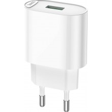Сетевое зарядное устройство HOCO Fighter single port QC3.0 charger set White (C109A) Сетевое зарядное устройство HOCO Fighter single port QC3.0 charger set White (C109A)