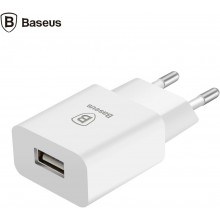 Сетевое зарядное устройство Baseus Chargeur de Voyage Letour Blanc 2,1 A White (CCALL-E2A02)