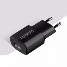 Сетевое зарядное устройство FONKEN USB 2.4A 12 Вт Black (TPA-67C) Сетевое зарядное устройство FONKEN USB 2.4A 12 Вт Black (TPA-67C)