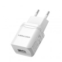 Сетевое зарядное устройство USB 5V 2.1A 10.5W Vention White (DC5203-W) Сетевое зарядное устройство USB 5V 2.1A 10.5W Vention White (DC5203-W)