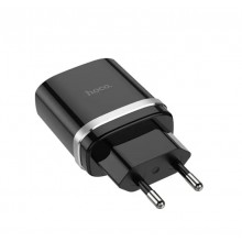 Сетевое зарядное устройство Hoco Smart QC3.0 charger + кабель Micro USB 1м Black (C12Q) Сетевое зарядное устройство Hoco Smart QC3.0 charger + кабель Micro USB 1м Black (C12Q)
