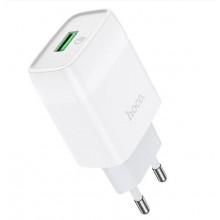 Сетевое зарядное устройство Hoco Glorious single port QC3.0 charger White (C72Q) Сетевое зарядное устройство Hoco Glorious single port QC3.0 charger White (C72Q)