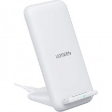Беспроводное зарядное устройство подставка Ugreen QI для быстрой зарядки White (CD221)