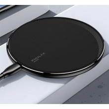 Быстрая беспроводная зарядка KUULAA Qi Wireless LED Pad 10W Fast Charger Black (KL-CD03)