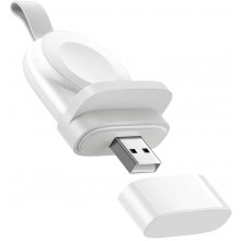 Зарядное устройство UGREEN для Apple Watch MFi беспроводная портативная магнитная USB-зарядка White (CD144)