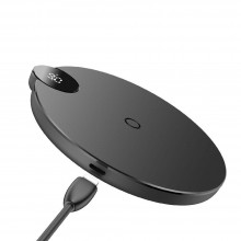 Беспроводное зарядное устройство Baseus Digital LED Display Wireless Charger Black (WXSX-01) Беспроводное зарядное устройство Baseus Digital LED Display Wireless Charger Black (WXSX-01)