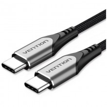 Дата-кабель Vention PD Type-C - Type-C 1 м для быстрой зарядки Black (TADHF) Дата-кабель Vention PD Type-C - Type-C 1 м для быстрой зарядки Black (TADHF)