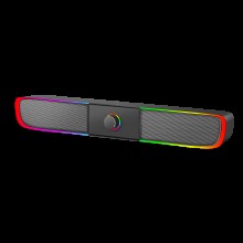 Usb Колонки компьютерные динамики XTRIKE ME RGB подсветка стерео динамики Black (SK-600)