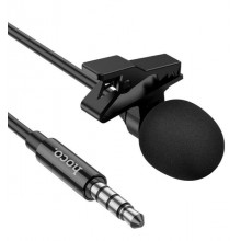 Микрофон - петличка Hoco для смартфона и планшета 3.5 mm 2м Black (L14) Микрофон - петличка Hoco для смартфона и планшета 3.5 mm 2м Black (L14)