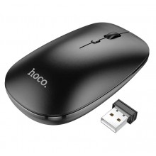 Беспроводная мышь Hoco GM15 Art dual-mode business wireless mouse Bluetooth 5.0 Black (GM15)