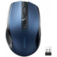 Беспроводная бесшумная оптическая мышь UGREEN Ergonomic Wireless Blue (MU006) Беспроводная бесшумная оптическая мышь UGREEN Ergonomic Wireless Blue (MU006)