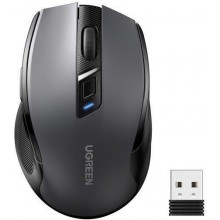 Беспроводная бесшумная оптическая мышь UGREEN Ergonomic Wireless Grey (MU006) Беспроводная бесшумная оптическая мышь UGREEN Ergonomic Wireless Grey (MU006)